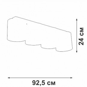 Накладной светильник Vitaluce V2881 V2881-1/4PL в Лабытнанги - labytnangi.ok-mebel.com | фото 3