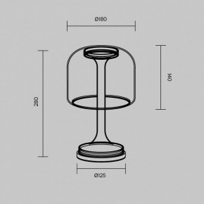 Настольная лампа декоративная Maytoni Spirito MOD286TL-L8G3K в Лабытнанги - labytnangi.ok-mebel.com | фото 4