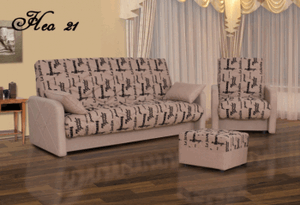 Комплект мягкой мебели НЕО 21М (3+1+ Пуф) в Лабытнанги - labytnangi.ok-mebel.com | фото 1