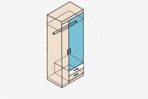 НИКА Н10з Шкаф для одежды в Лабытнанги - labytnangi.ok-mebel.com | фото 4
