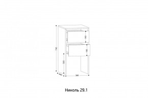 НИКОЛЬ 25 Шкаф 5-ти створчатый в Лабытнанги - labytnangi.ok-mebel.com | фото 7