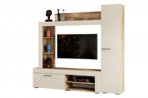 НИКОЛЬ Гостиная (Дуб крафт серый/софт айвори) в Лабытнанги - labytnangi.ok-mebel.com | фото