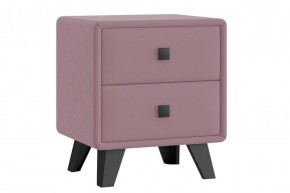 НИКОЛЬ Тумба узкая 2 ящика (розовый) в Лабытнанги - labytnangi.ok-mebel.com | фото