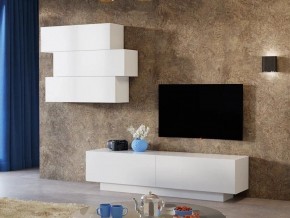 ПАОЛА Гостиная (Белый/Белый) в Лабытнанги - labytnangi.ok-mebel.com | фото 4