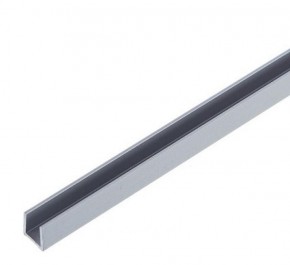 Планка торцевая "П" 4 мм для стеновой панели (алюминий) в Лабытнанги - labytnangi.ok-mebel.com | фото