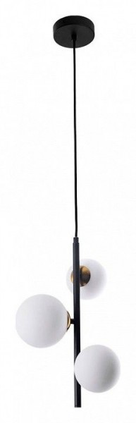 Подвесная люстра Arte Lamp Gemini A2243SP-3BK в Лабытнанги - labytnangi.ok-mebel.com | фото 2