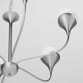 Подвесная люстра Eurosvet Calyx 60169/6 никель в Лабытнанги - labytnangi.ok-mebel.com | фото 5