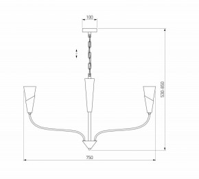 Подвесная люстра Eurosvet Rhyton 60167/6 латунь в Лабытнанги - labytnangi.ok-mebel.com | фото 5