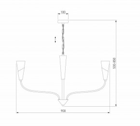 Подвесная люстра Eurosvet Rhyton 60167/8 никель в Лабытнанги - labytnangi.ok-mebel.com | фото 6