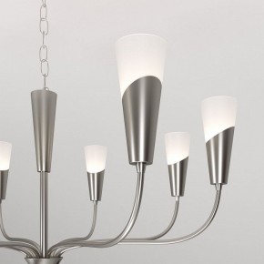 Подвесная люстра Eurosvet Rhyton 60167/8 никель в Лабытнанги - labytnangi.ok-mebel.com | фото 7