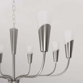 Подвесная люстра Eurosvet Rhyton 60167/8 никель в Лабытнанги - labytnangi.ok-mebel.com | фото 8