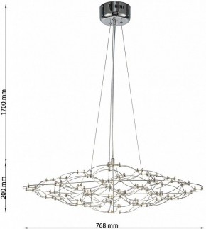 Подвесная люстра Favourite Thinner 4305-8P в Лабытнанги - labytnangi.ok-mebel.com | фото 5