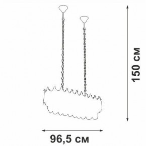 Подвесная люстра Vitaluce V58120 V58120-8/11 в Лабытнанги - labytnangi.ok-mebel.com | фото 3