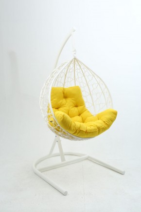 Подвесное кресло Бароло (белый/желтый) в Лабытнанги - labytnangi.ok-mebel.com | фото