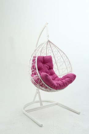 Подвесное кресло Бароло (белый/розовый) в Лабытнанги - labytnangi.ok-mebel.com | фото