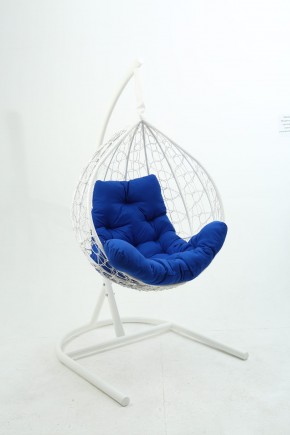 Подвесное кресло Бароло (белый/синий) в Лабытнанги - labytnangi.ok-mebel.com | фото