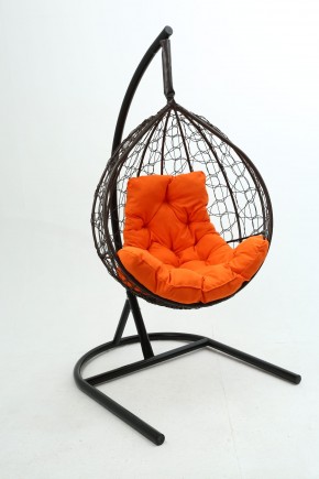 Подвесное кресло Бароло (коричневый/оранжевый) в Лабытнанги - labytnangi.ok-mebel.com | фото