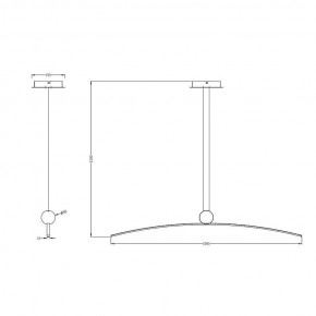 Подвесной светильник Arte Lamp Arno A3362SP-25BK в Лабытнанги - labytnangi.ok-mebel.com | фото 3