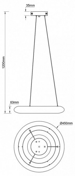 Подвесной светильник Escada Soft 10258/1LED в Лабытнанги - labytnangi.ok-mebel.com | фото 7