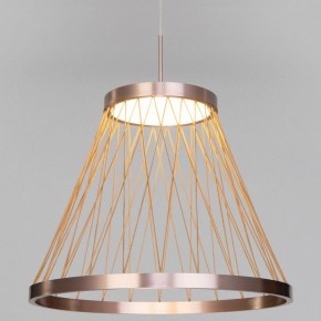 Подвесной светильник Eurosvet Cesta 40016/1 LED коричневый в Лабытнанги - labytnangi.ok-mebel.com | фото