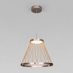 Подвесной светильник Eurosvet Cesta 40016/1 LED коричневый в Лабытнанги - labytnangi.ok-mebel.com | фото 2