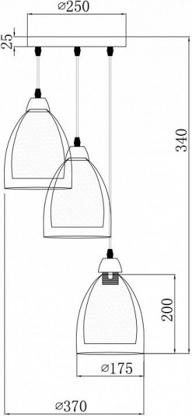 Подвесной светильник Freya Astery FR5375PL-03CH1 в Лабытнанги - labytnangi.ok-mebel.com | фото 2