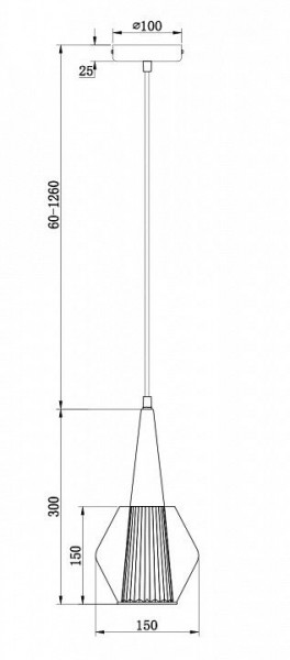 Подвесной светильник Freya Copita FR8008PL-01GB в Лабытнанги - labytnangi.ok-mebel.com | фото 1