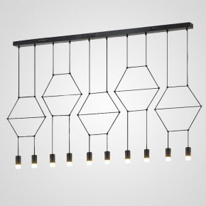Подвесной светильник Imperiumloft Via Wireflow polyhedral Via01 в Лабытнанги - labytnangi.ok-mebel.com | фото