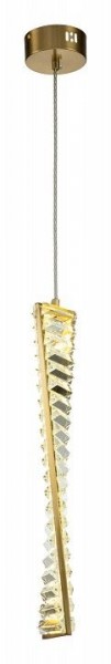 Подвесной светильник Indigo Frizzante 12015/1P Brass в Лабытнанги - labytnangi.ok-mebel.com | фото 3