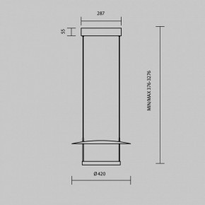 Подвесной светильник Maytoni Ambience MOD280PL-L23B3K1 в Лабытнанги - labytnangi.ok-mebel.com | фото 4
