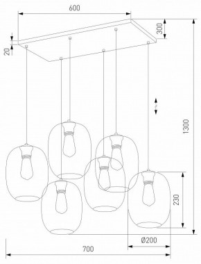 Подвесной светильник TK Lighting Elio 5974 Elio в Лабытнанги - labytnangi.ok-mebel.com | фото 3