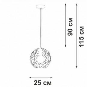 Подвесной светильник Vitaluce V1869 V1869-0/1S в Лабытнанги - labytnangi.ok-mebel.com | фото 6