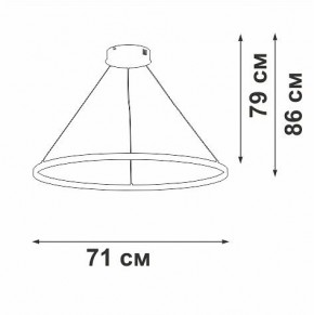 Подвесной светильник Vitaluce V2516 V2516-8/3S в Лабытнанги - labytnangi.ok-mebel.com | фото 3