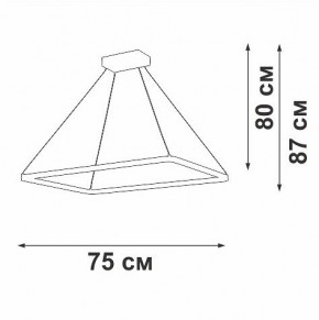 Подвесной светильник Vitaluce V2704 V2704-9/1S в Лабытнанги - labytnangi.ok-mebel.com | фото 3