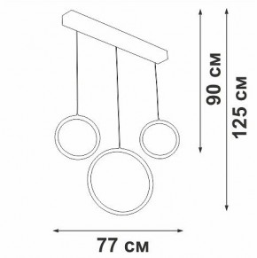 Подвесной светильник Vitaluce V3050 V3050-0/3S в Лабытнанги - labytnangi.ok-mebel.com | фото 5