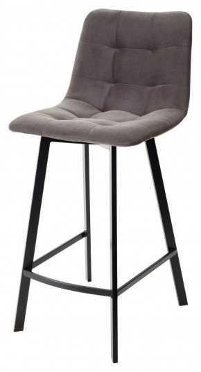 Полубарный стул CHILLI-QB SQUARE графит #14, велюр / черный каркас (H=66cm) М-City в Лабытнанги - labytnangi.ok-mebel.com | фото