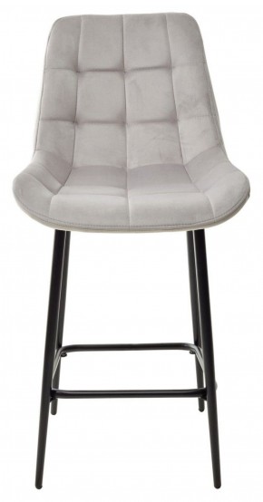 Полубарный стул ХОФМАН, цвет H-09 Светло-серый, велюр / черный каркас H=63cm М-City в Лабытнанги - labytnangi.ok-mebel.com | фото 5