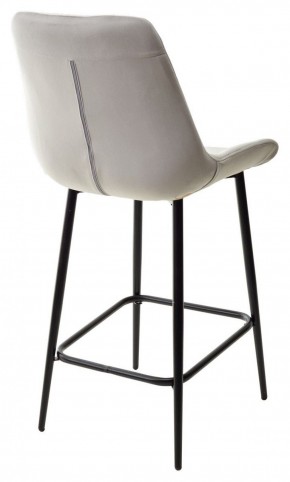 Полубарный стул ХОФМАН, цвет H-09 Светло-серый, велюр / черный каркас H=63cm М-City в Лабытнанги - labytnangi.ok-mebel.com | фото 6
