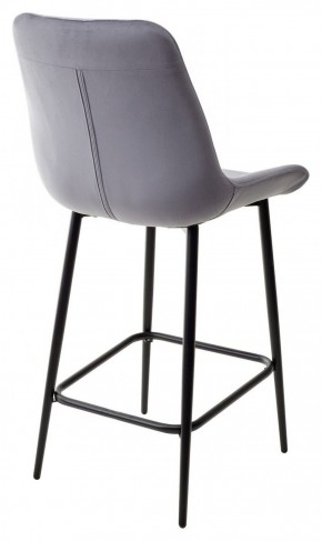 Полубарный стул ХОФМАН, цвет H-14 Серый, велюр / черный каркас H=63cm М-City в Лабытнанги - labytnangi.ok-mebel.com | фото 5