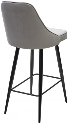 Полубарный стул NEPAL-PB СВЕТЛО- СЕРЫЙ BM-4, велюр/ черный каркас (H=68cm) М-City в Лабытнанги - labytnangi.ok-mebel.com | фото 4