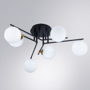 Потолочная люстра Arte Lamp Gemini A2243PL-6BK в Лабытнанги - labytnangi.ok-mebel.com | фото 2