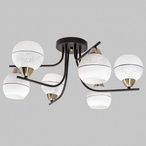 Потолочная люстра Imex MD.8136 MD.8136-6-S-BK+AB в Лабытнанги - labytnangi.ok-mebel.com | фото