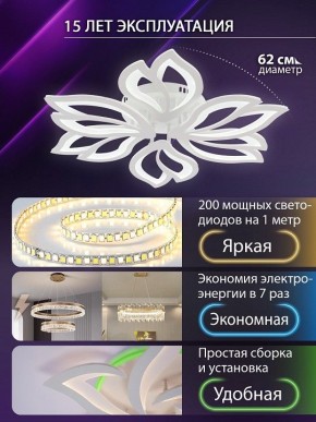 Потолочная люстра Natali Kovaltseva FORTUNA LED LAMPS 81107/6C в Лабытнанги - labytnangi.ok-mebel.com | фото 5