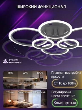 Потолочная люстра Natali Kovaltseva HOME LED LAMPS 81440 в Лабытнанги - labytnangi.ok-mebel.com | фото 6