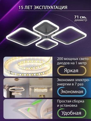 Потолочная люстра Natali Kovaltseva OPTI LED LAMPS 81108/2C в Лабытнанги - labytnangi.ok-mebel.com | фото 5
