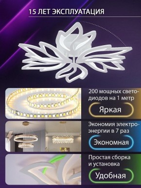 Потолочная люстра Natali Kovaltseva RIF LED LAMPS 81118/5C в Лабытнанги - labytnangi.ok-mebel.com | фото 5