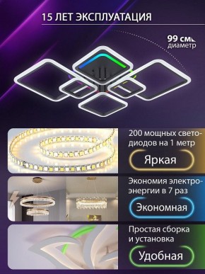 Потолочная люстра Natali Kovaltseva SPEKTR LED LAMPS 81442 в Лабытнанги - labytnangi.ok-mebel.com | фото 5
