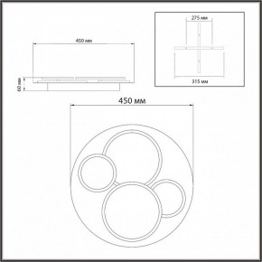 Потолочная люстра Sonex Pine 7734/60L в Лабытнанги - labytnangi.ok-mebel.com | фото 9