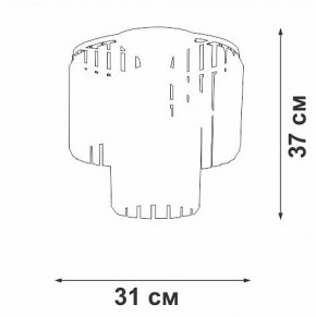 Потолочная люстра Vitaluce V5155 V5155-1/4PL в Лабытнанги - labytnangi.ok-mebel.com | фото 4