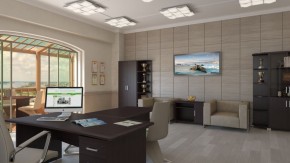 Приставка для стола руководителя Премиум Пр.Б-12 в Лабытнанги - labytnangi.ok-mebel.com | фото 4